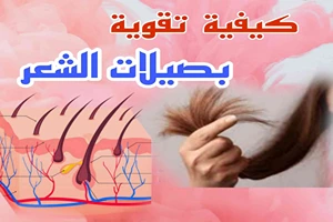 كيفية  تقوية بصيلات الشعر