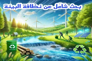 بحث شامل عن نظافة البيئة