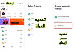 الإيداع من بينانس إلى redotpay